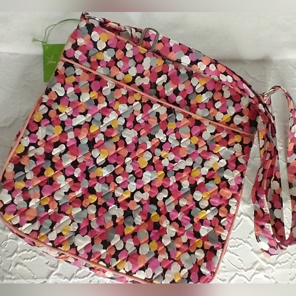 Vera Bradley Triple Zip Crossbody in Pixie Confetti - Picture 3 of 5